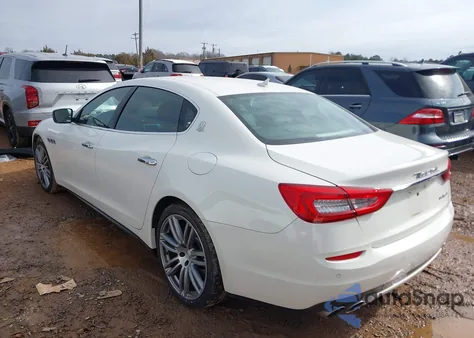 2016 Maserati Quattroporte S из США, поврежденный, VIN ZAM56RPA8G1190959